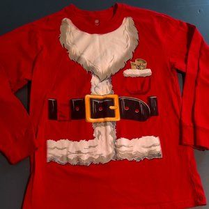 Long Sleeve Santa Costume T-Shirt. No Signs of Wear.  No Stains. Unisex 2X.